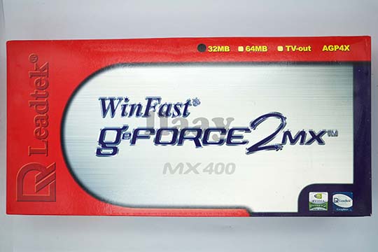 丽台Winfast GeForce 2 MX 400 32MB显示卡（nVIDIA GeForce 2 MX400芯片）